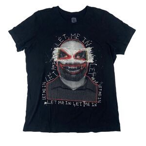 RARE WWE Authentic Bray Wyatt "Let Me In" Black S/S T-Shirt 100% Cotton Sz M